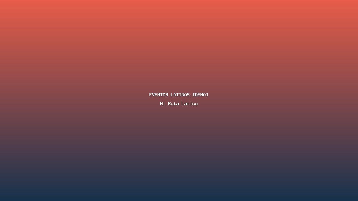Fotografía Eventos Latinos BCN [DEMO]